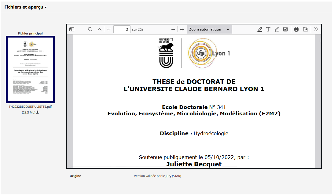 Becquet-HALtheses
